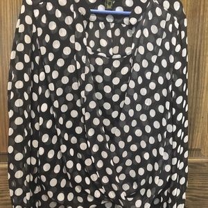 Beautiful High/Low Black & White top